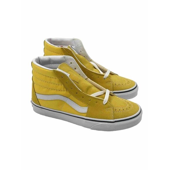 Vans Shoes - Vans Off the Wall Sk8 High Top Yellow Sneakers Sz Womens 7 Mens 5.5 NIB